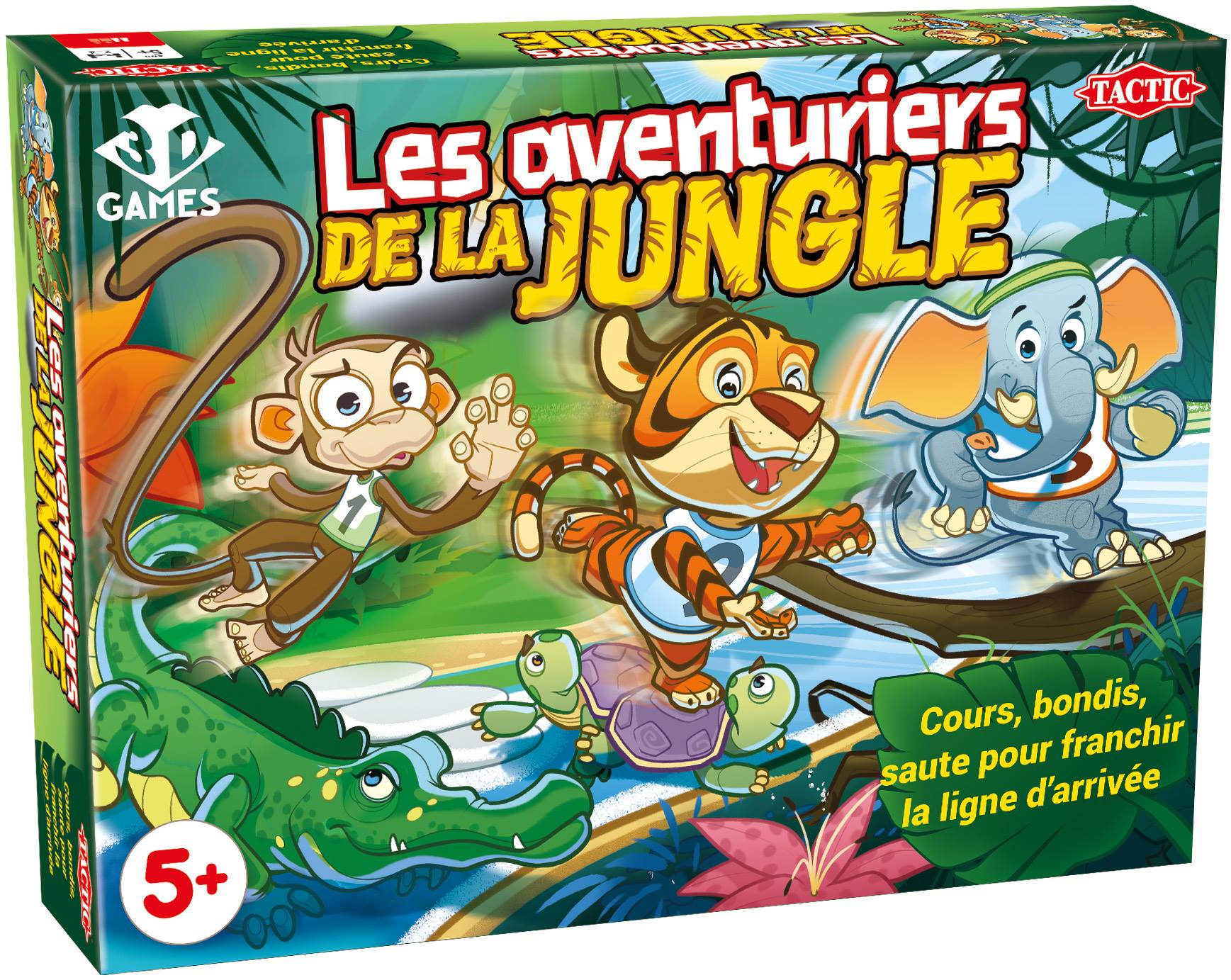 Petits jeux animaux de la jungle