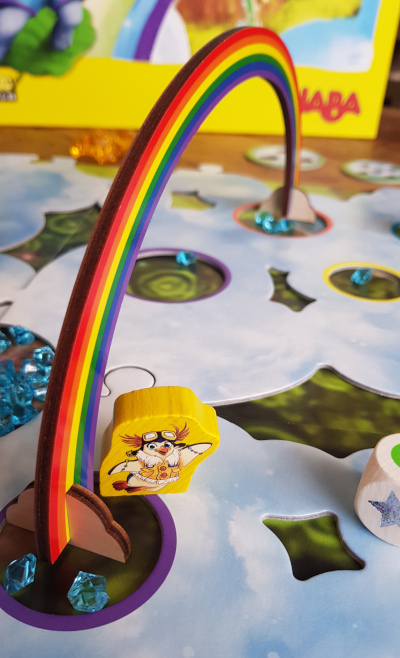 HABA - Le Clan Arc-en-Ciel - Jeu de société - Jeu de Collecte et estimation des Distances - 4 Ans et Plus - 306176