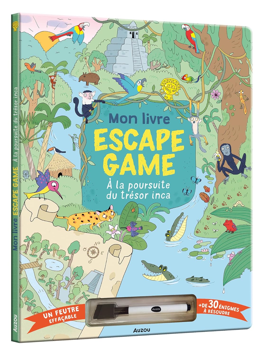  Calendrier de l'Avent Escape Game: Livre Jeux pour