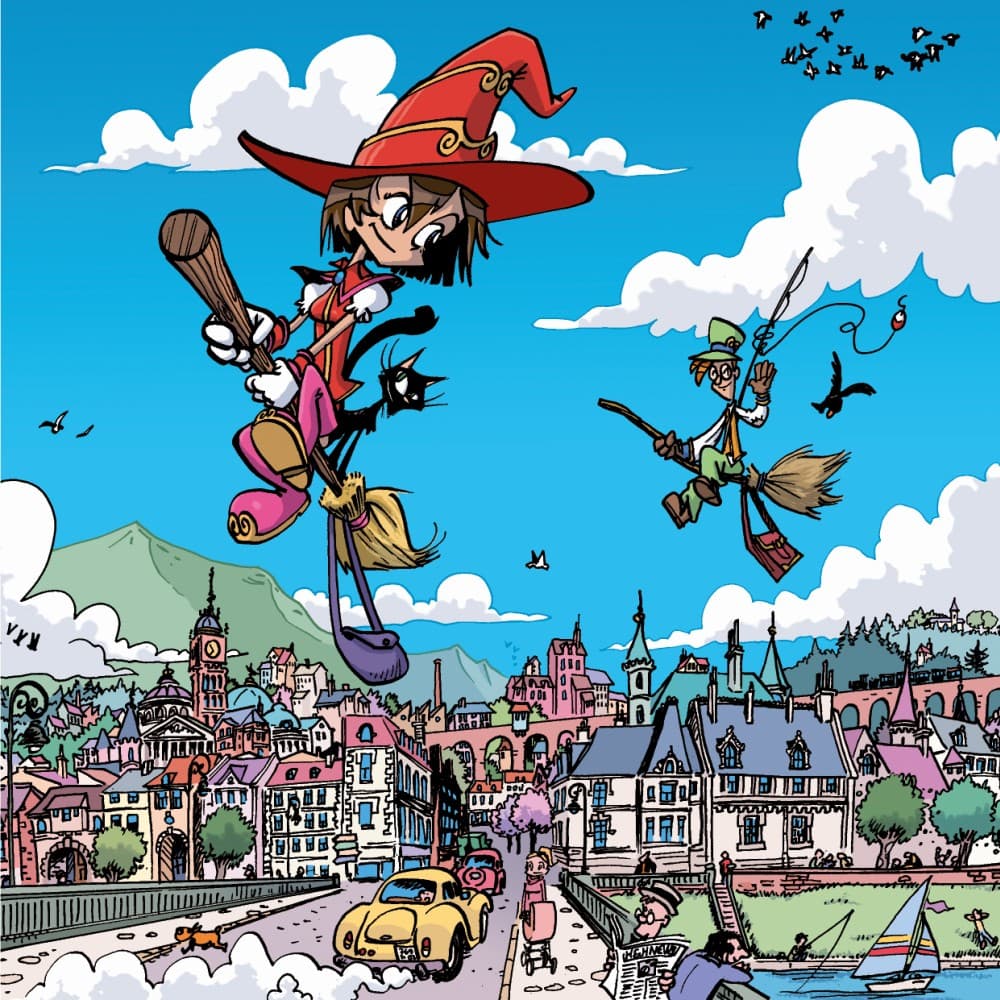 OYA - Jeu De Société 'Cinq Petites Sorcières' - Pour Enfants 3 Ans Et + - Jeu De Parcours Et Mémoire